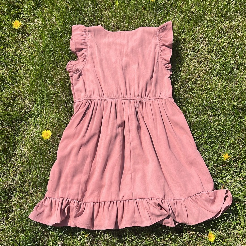 Pink Ruffled Women’s Dress - Picture 2 of 2